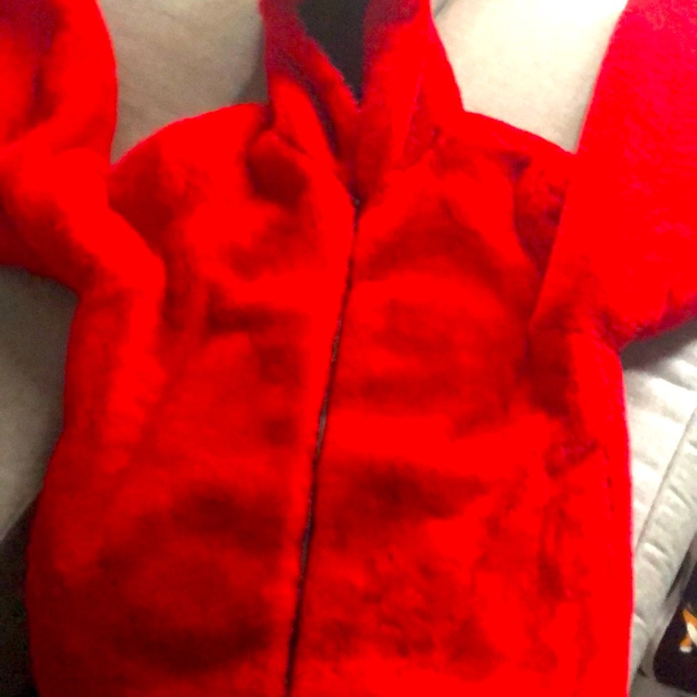 Faux fur coat